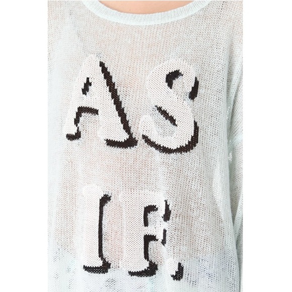 Wildfox White label sweater top - Picture 2 of 9